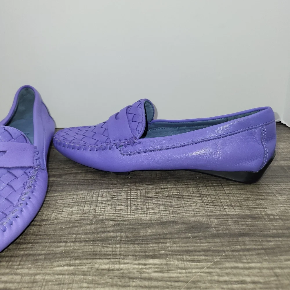 Robert Zur Petra In Purple A-Glove Leather Driving Shoes Size 6_2